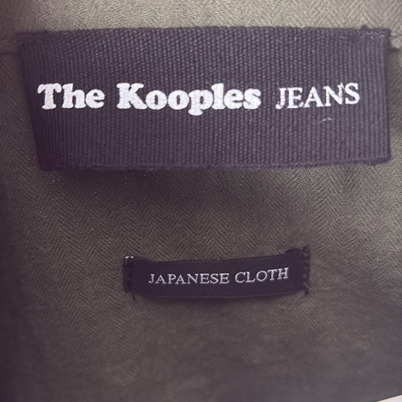 Kooples Printed Army Shirt Large NEW - Picture 6 of 8